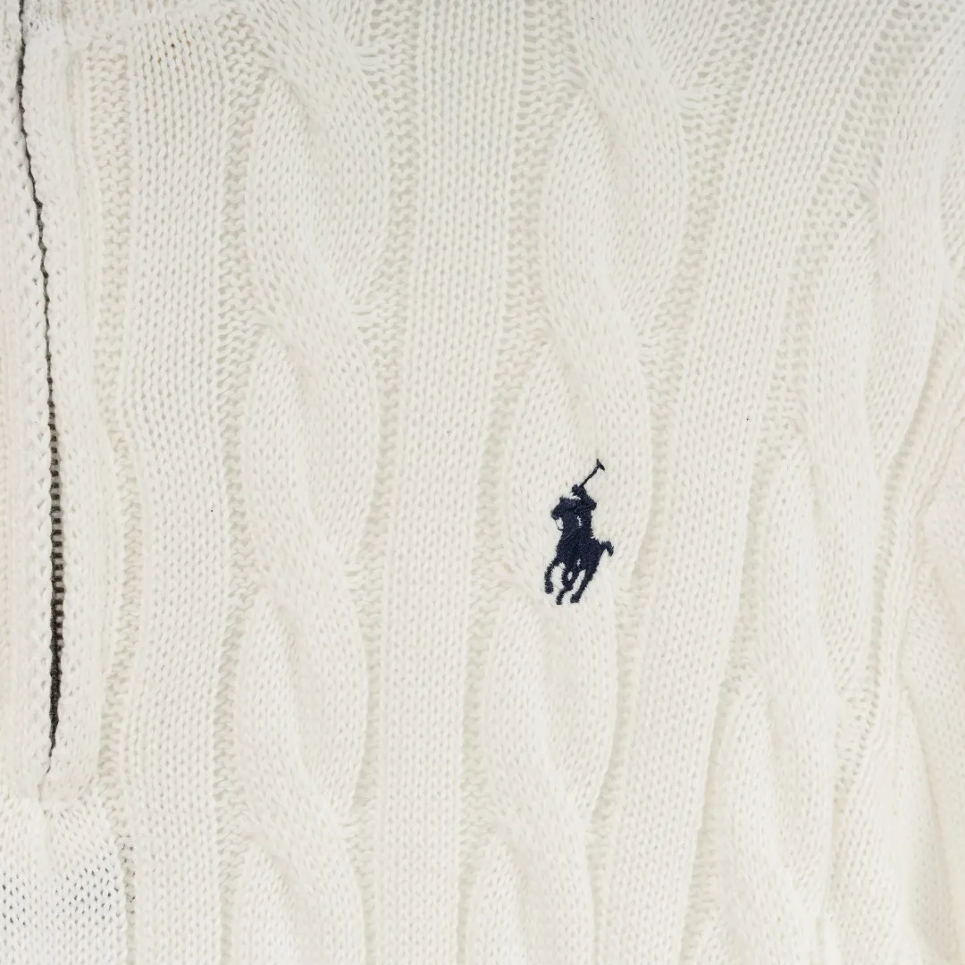 P290 top version (different currencies) You can scan the QR code to enter the official website Style: Ralph Lauren POLO Ralph Lauren small label embroidered knitted old money style half-zip pullover long-sleeved sweater Color: Picture color Size: XS-XL Fabric: Pure cotton Accessories: Full set of customized accessories No gender distinction, same style for men and women
